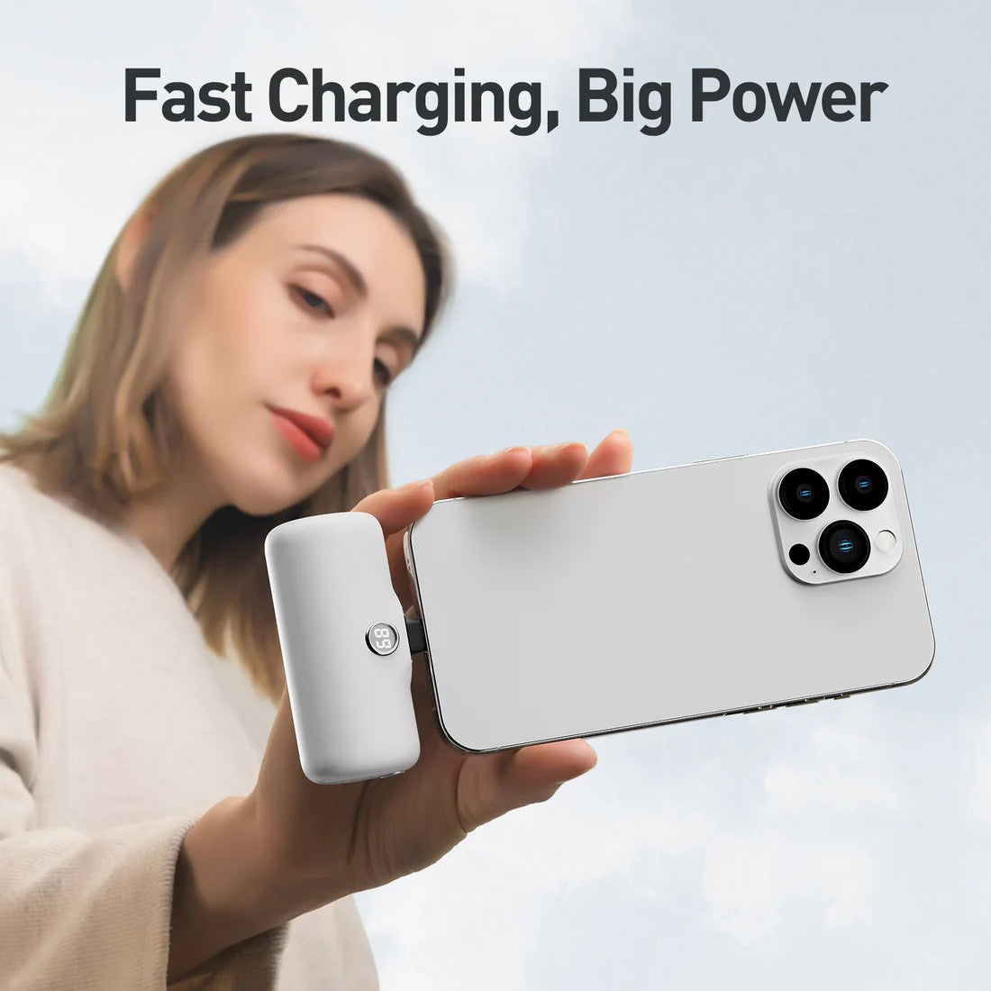 USB-C Portable Charger for iPhone 15/16: Mini 20W 4,800mAh Wireless Power Bank Fast Charging Travel Battery Pack Compatible with iPhone 16/15/15 Plus/15 Pro/15 Pro Max, Andriod Phone Samsung